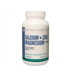 Calcium Zinc Magnesium 100 tab Universal